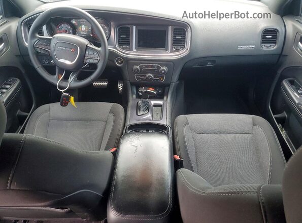 2C3CDXBG0JH307125 2018 DODGE CHARGER Gray Dashboard view