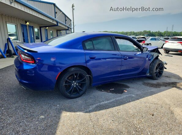 2C3CDXBG0JH329030 2018 DODGE CHARGER Blue Tył prawy