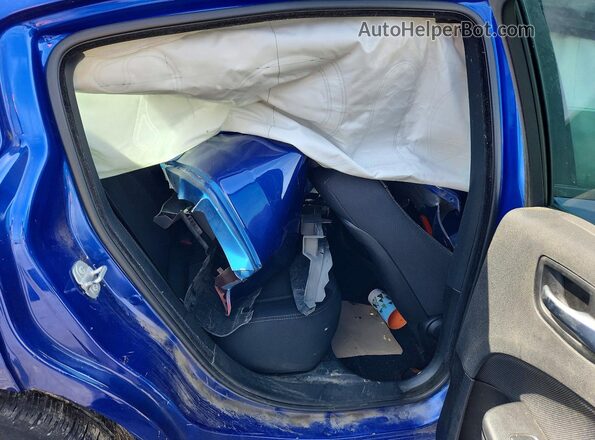 2C3CDXBG0JH329030 2018 DODGE CHARGER Blue Widok tylnych siedzeń