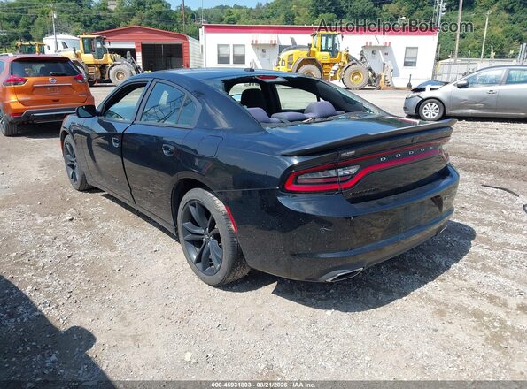 2C3CDXBG0JH335586 2018 DODGE CHARGER Black უკანა მარცხენა