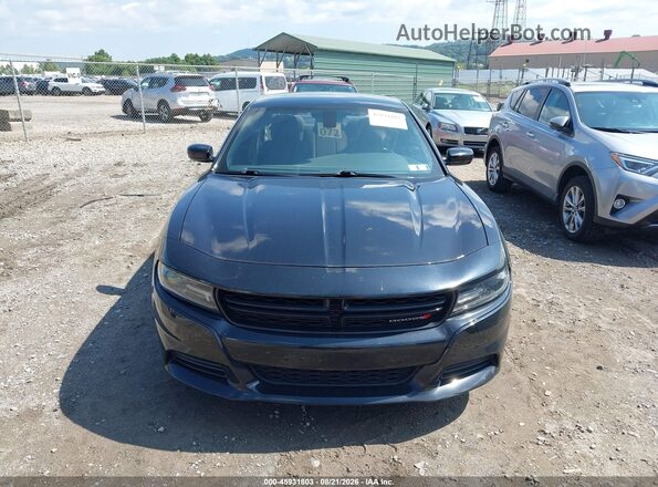 2C3CDXBG0JH335586 2018 DODGE CHARGER Black უკანა სალონის ხედი