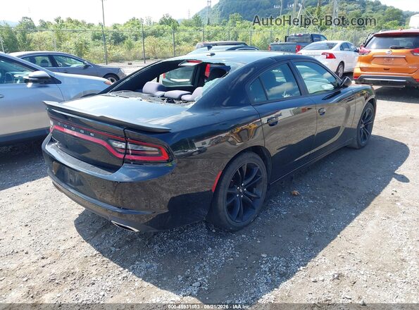2C3CDXBG0JH335586 2018 DODGE CHARGER Black უკანა მარჯვენა