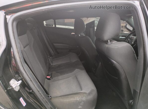 2C3CDXBG0KH615302 2019 DODGE CHARGER Black Հետևի նստատեղերի տեսք
