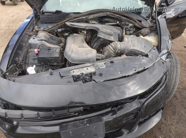 2C3CDXBG0KH615302 2019 DODGE CHARGER Black Սալոնի հետևի տեսք