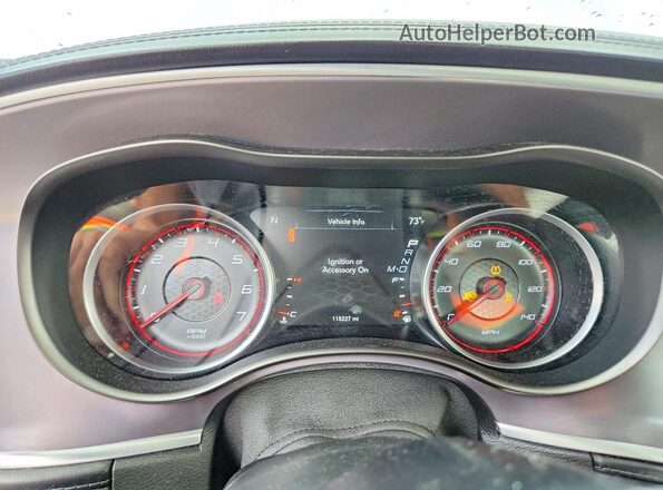 2C3CDXBG0KH625196 2019 DODGE CHARGER Gray Вид щитка приладів