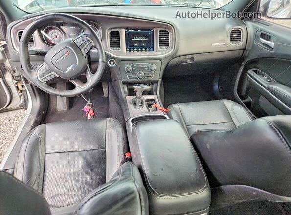 2C3CDXBG0KH625196 2019 DODGE CHARGER Gray Вид панелі приладів