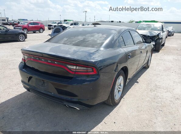 2C3CDXBG0KH702990 2019 DODGE CHARGER Черный Задняя правая четверть