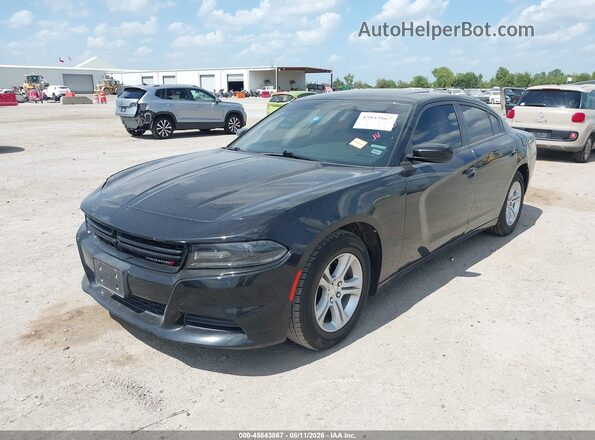 2C3CDXBG0KH702990 2019 DODGE CHARGER Черный Передняя левая четверть