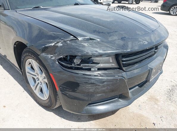 2C3CDXBG0KH702990 2019 DODGE CHARGER Черный Вид спереди