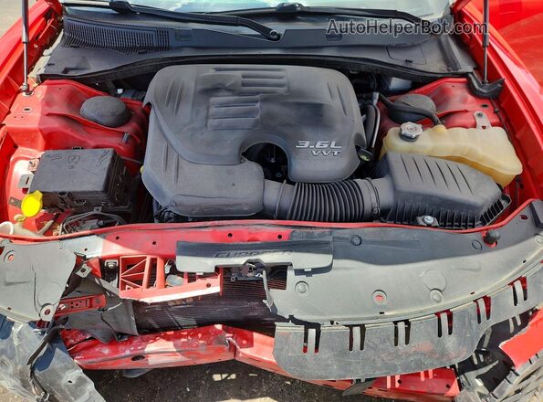 2C3CDXBG0LH153065 2020 DODGE CHARGER Red უკანა სალონის ხედი