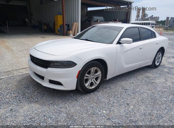 2C3CDXBG0LH190097 2020 DODGE CHARGER Белый Передняя левая четверть
