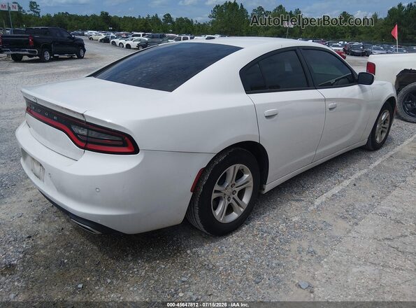 2C3CDXBG0LH190097 2020 DODGE CHARGER Белый Задняя правая четверть