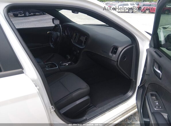 2C3CDXBG0LH190097 2020 DODGE CHARGER Белый Вид салона спереди
