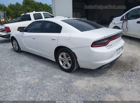 2C3CDXBG0LH190097 2020 DODGE CHARGER Белый Задняя левая четверть