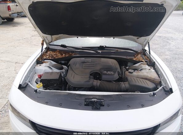 2C3CDXBG0LH190097 2020 DODGE CHARGER Белый Вид сзади