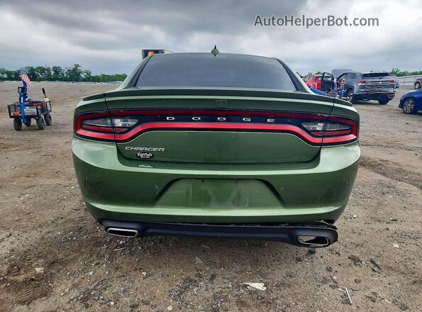 2C3CDXBG0LH237922 2020 DODGE CHARGER Green Vista trasera