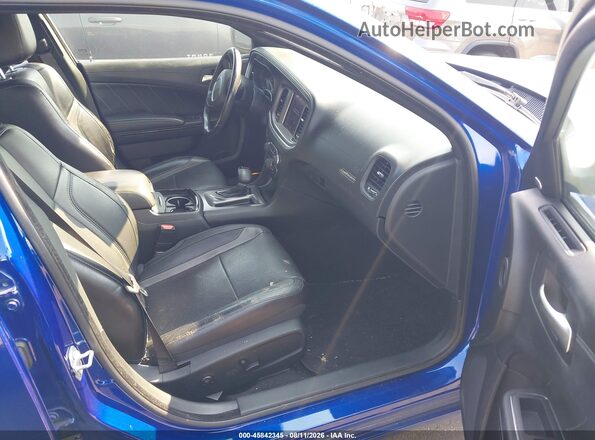 2C3CDXBG0MH504848 2021 DODGE CHARGER Blue Вид салону спереду