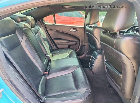 2C3CDXBG0MH510794 2021 DODGE CHARGER Синий Вид задних сидений