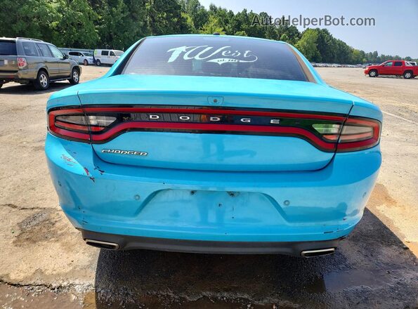 2C3CDXBG0MH510794 2021 DODGE CHARGER Синий Вид сзади