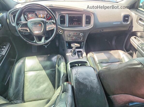 2C3CDXBG0MH510794 2021 DODGE CHARGER Синий Вид панели приборов