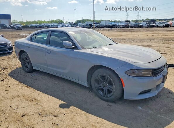 2C3CDXBG0MH518040 2021 DODGE CHARGER Gray Przód prawy