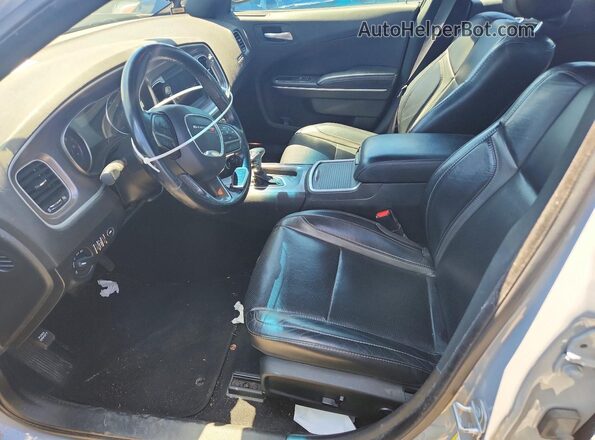2C3CDXBG0MH518040 2021 DODGE CHARGER Gray Widok wnętrza z przodu