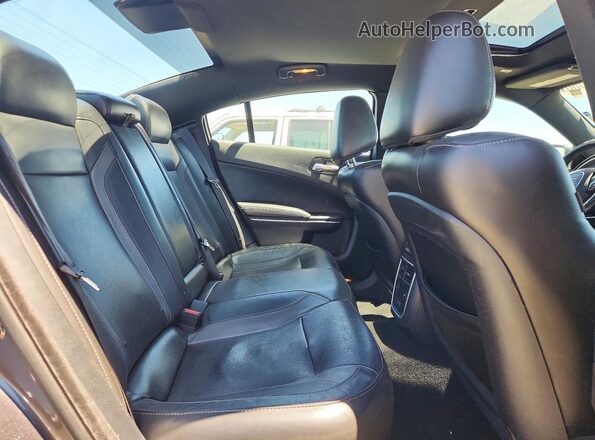 2C3CDXBG0MH527174 2021 DODGE CHARGER Gray Вид задніх сидінь