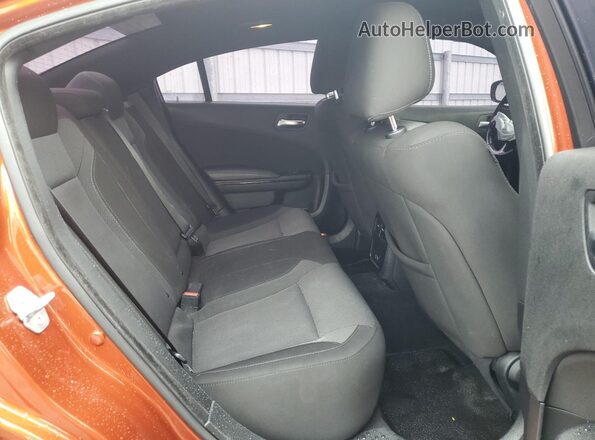 2C3CDXBG0MH559400 2021 DODGE CHARGER Orange უკანა სავარძლების ხედი