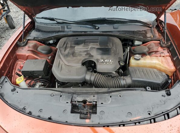 2C3CDXBG0MH559400 2021 DODGE CHARGER Orange უკანა სალონის ხედი