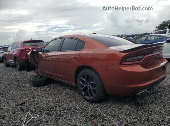 2C3CDXBG0MH559400 2021 DODGE CHARGER Orange უკანა მარცხენა