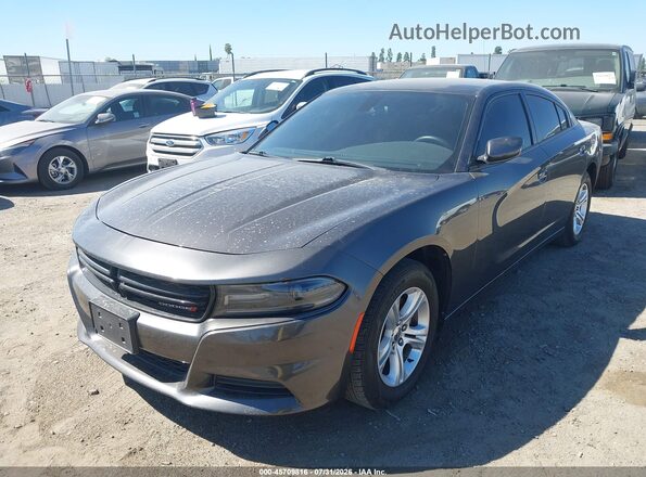 2C3CDXBG0MH579078 2021 DODGE CHARGER Gray Առջևի ձախ երեք քառորդ տեսարան