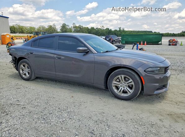 2C3CDXBG0NH153473 2022 DODGE CHARGER Gray Przód prawy