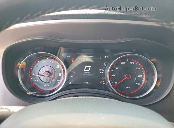 2C3CDXBG0NH153473 2022 DODGE CHARGER Gray Widok zestawu wskaźników