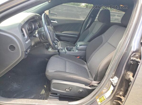 2C3CDXBG0NH153473 2022 DODGE CHARGER Gray Widok wnętrza z przodu