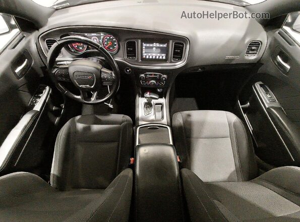 2C3CDXBG0NH161038 2022 DODGE CHARGER Black Առջևի վահանակի տեսք