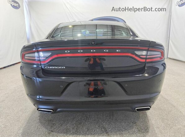 2C3CDXBG0NH161038 2022 DODGE CHARGER Black Հետևի տեսք