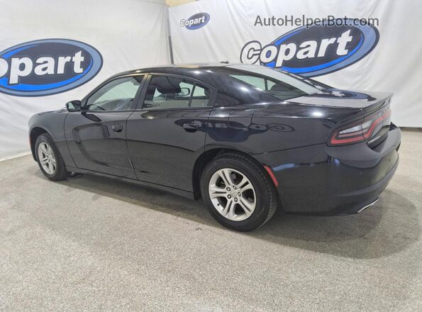 2C3CDXBG0NH161038 2022 DODGE CHARGER Black Հետևի ձախ