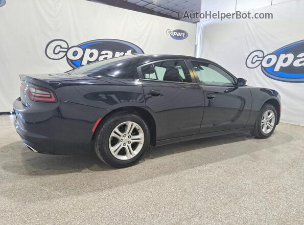 2C3CDXBG0NH161038 2022 DODGE CHARGER Black Հետևի աջ
