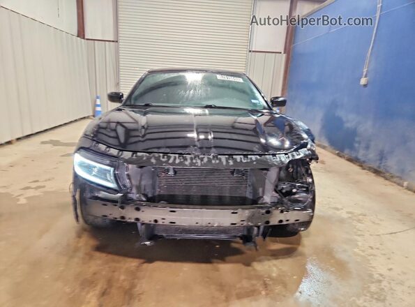 2C3CDXBG0NH169138 2022 DODGE CHARGER Black Вид спереду