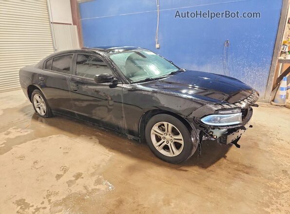 2C3CDXBG0NH169138 2022 DODGE CHARGER Black Передня права чверть