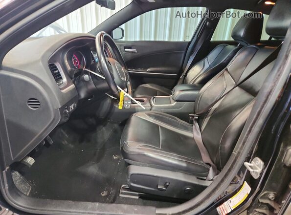 2C3CDXBG0NH169138 2022 DODGE CHARGER Black Вид салону спереду