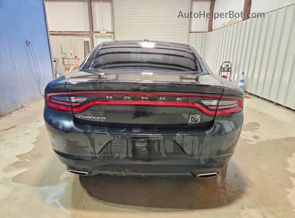 2C3CDXBG0NH169138 2022 DODGE CHARGER Black Вид ззаду