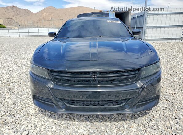 2C3CDXBG0NH197053 2022 DODGE CHARGER Black წინა ხედი