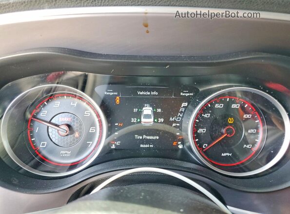 2C3CDXBG0NH197053 2022 DODGE CHARGER Black ხელსაწყოთა პანელის ხედი