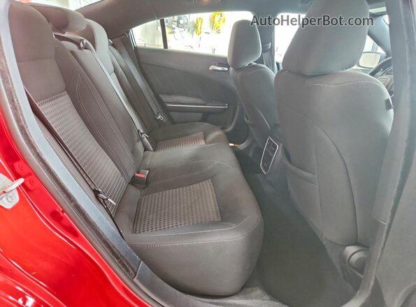 2C3CDXBG0PH528796 2023 DODGE CHARGER Red Rear seats view