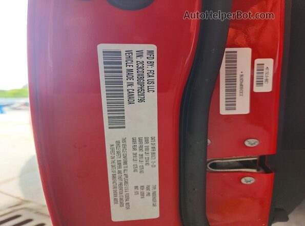 2C3CDXBG0PH528796 2023 DODGE CHARGER Red Engine compartment view