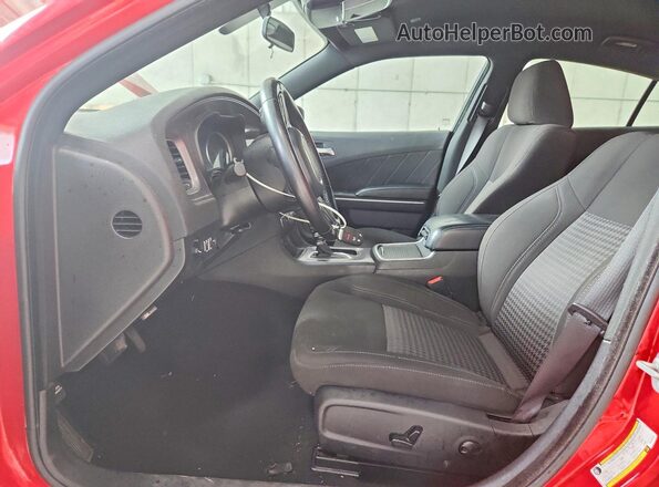 2C3CDXBG0PH528796 2023 DODGE CHARGER Red Front interior view