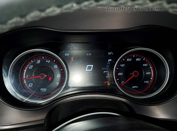 2C3CDXBG0PH547803 2023 DODGE CHARGER Silver Instrument cluster view
