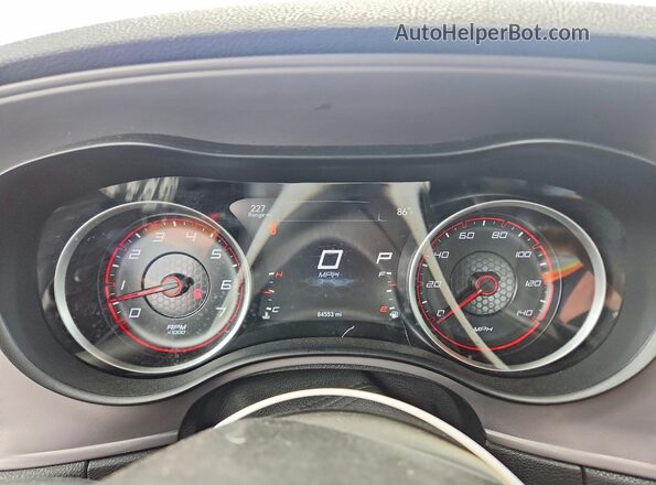 2C3CDXBG0PH559739 2023 DODGE CHARGER Gray ხელსაწყოთა პანელის ხედი