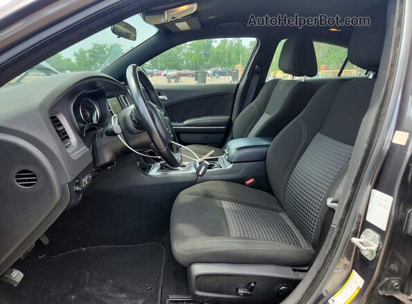 2C3CDXBG0PH559739 2023 DODGE CHARGER Gray წინა სალონის ხედი